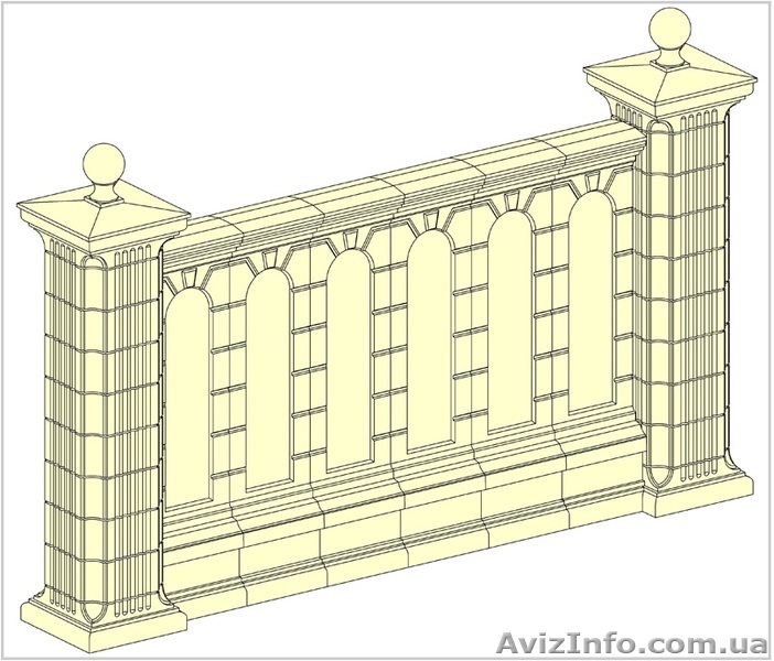 Міжколонні секції, огорожа ПП "Політеп - <ro>Изображение</ro><ru>Изображение</ru> #1, <ru>Объявление</ru> #456809