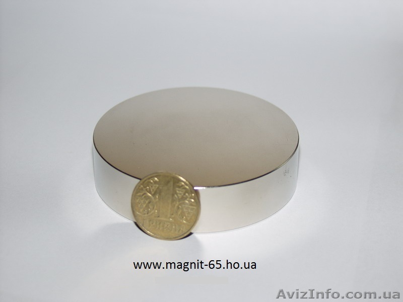 Неодимовый магнит в виде шайбы. - <ro>Изображение</ro><ru>Изображение</ru> #1, <ru>Объявление</ru> #838212