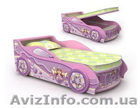 Леди, вперед, - сказка зовет. КРОВАТЬ-МАШИНКА ДЛЯ ДЕВОЧЕК - <ro>Изображение</ro><ru>Изображение</ru> #2, <ru>Объявление</ru> #415556