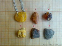 Кулоны из натурального необработанного янтаря. - <ro>Изображение</ro><ru>Изображение</ru> #5, <ru>Объявление</ru> #838953