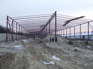 Строительство ангаров,  складов,  зернохранилищ. 