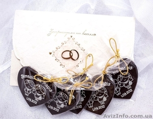 Весільні запрошення та подарунки для гостей з шоколаду - <ro>Изображение</ro><ru>Изображение</ru> #3, <ru>Объявление</ru> #1008123