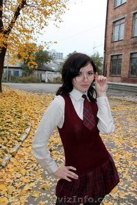 Жилет трикотажный, школьный