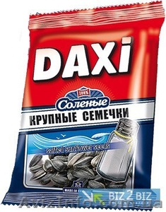 Соленые жареные семечки ТМ Дакси 180 г.