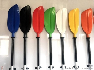 Весло для байдарок каяков двухсекционное