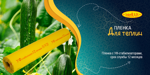 Пленка для теплиц СТ12 1500*90*100 Interrais стабилизация 12 месяцев