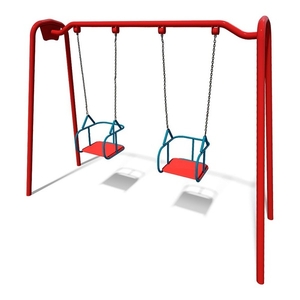 Гойдалка подвійна на ланцюгах