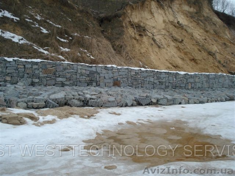 Укрепление берегов и склонов Габион Геотекстиль Георешетка - <ro>Изображение</ro><ru>Изображение</ru> #3, <ru>Объявление</ru> #63791