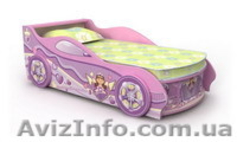 Леди, вперед, - сказка зовет. КРОВАТЬ-МАШИНКА ДЛЯ ДЕВОЧЕК - <ro>Изображение</ro><ru>Изображение</ru> #1, <ru>Объявление</ru> #415556