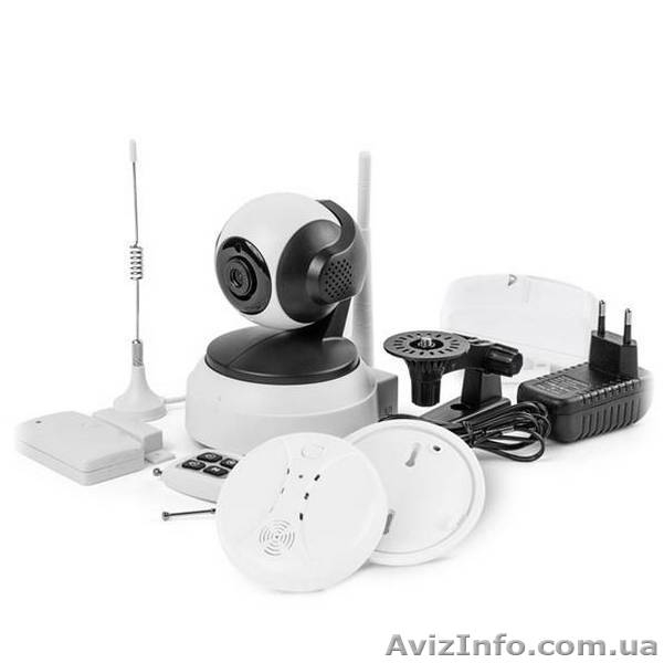 Комплект системы видеoнаблюдения с охранной сигнализацией - Simara 007 - <ro>Изображение</ro><ru>Изображение</ru> #1, <ru>Объявление</ru> #1309649