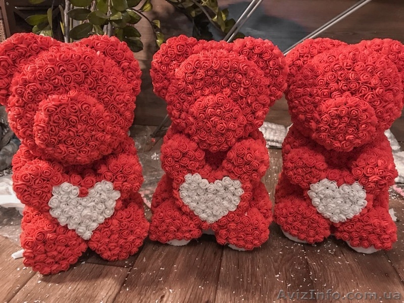  Купить,продам   мишку   из 3D роз (TEDDY BEAR) в Ужгороде - <ro>Изображение</ro><ru>Изображение</ru> #3, <ru>Объявление</ru> #1641486