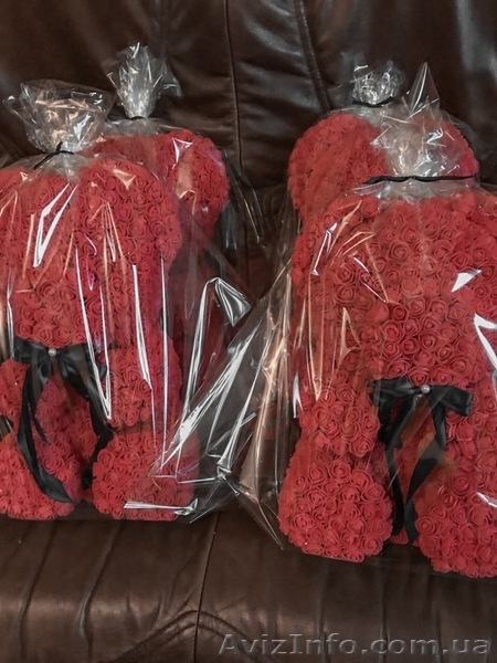  Купить,продам   мишку   из 3D роз (TEDDY BEAR) в Ужгороде - <ro>Изображение</ro><ru>Изображение</ru> #2, <ru>Объявление</ru> #1641486