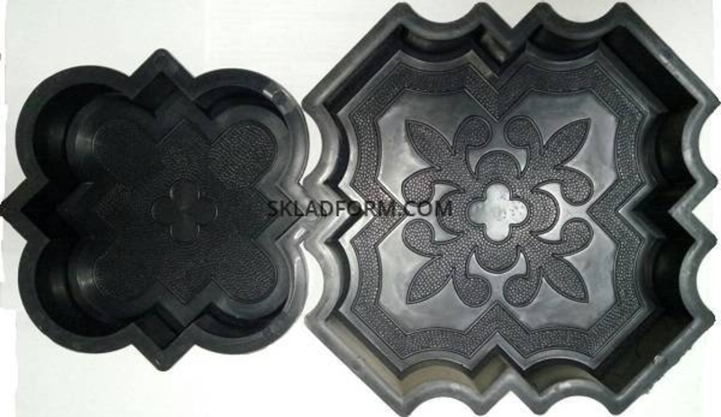 Формы для тротуарной плитки Клевер гладкий 4,5 см - <ro>Изображение</ro><ru>Изображение</ru> #2, <ru>Объявление</ru> #1267940